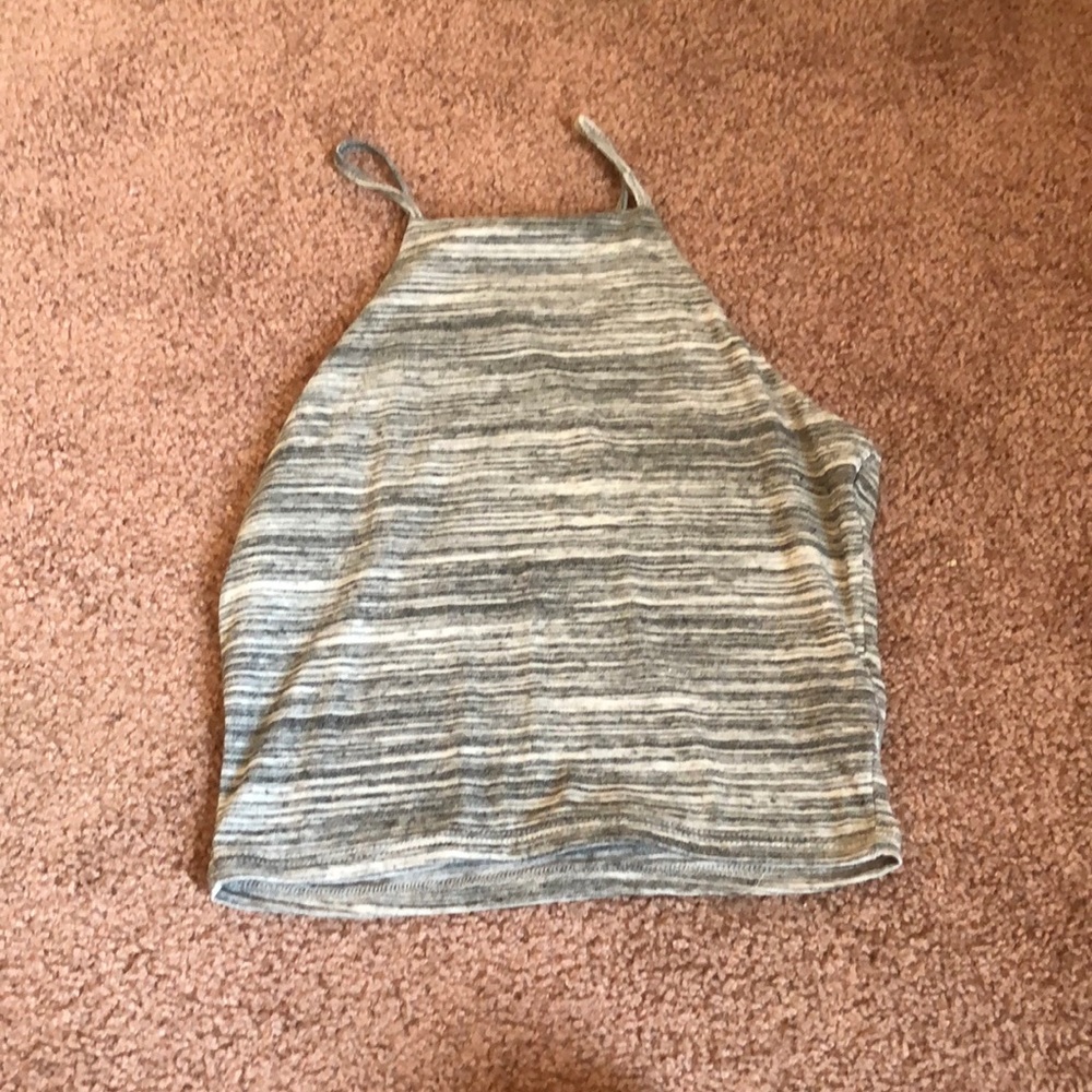 Grey Crop tank
